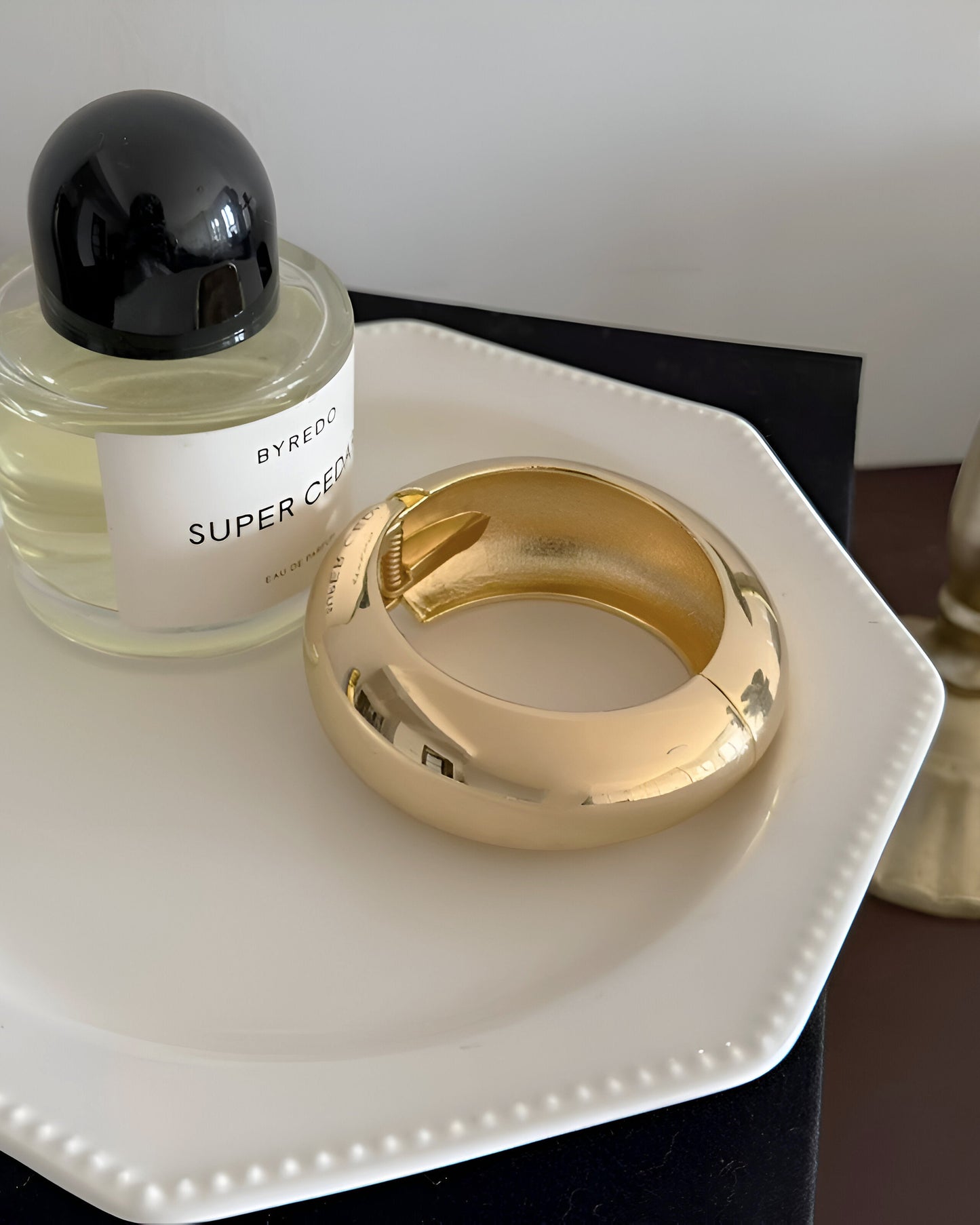 Bold Hinge Bangle Cuff Bracelet