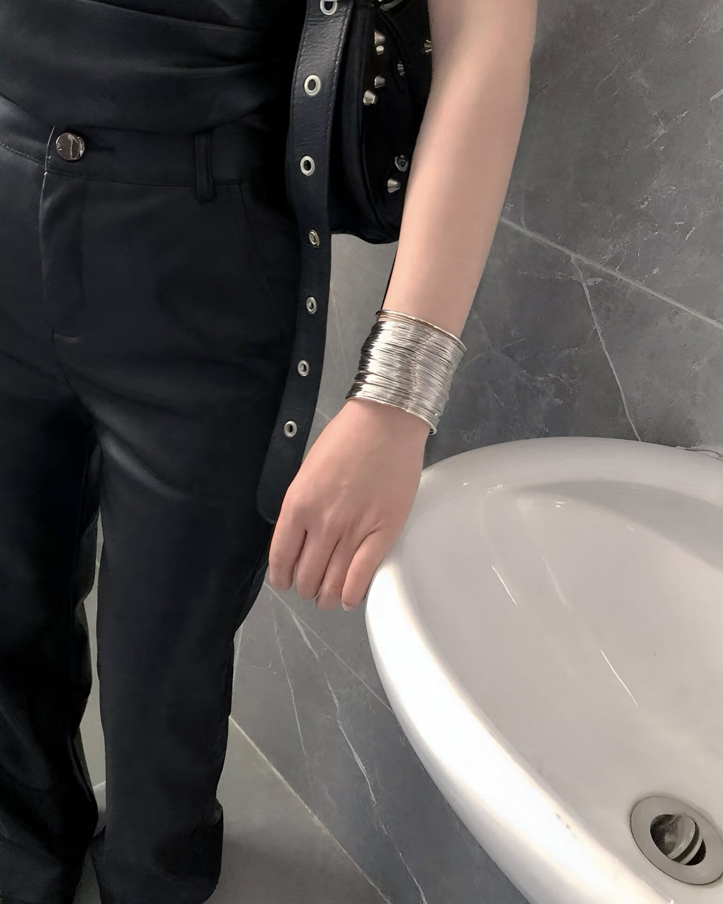 Stacked Wire Cuff Bracelet
