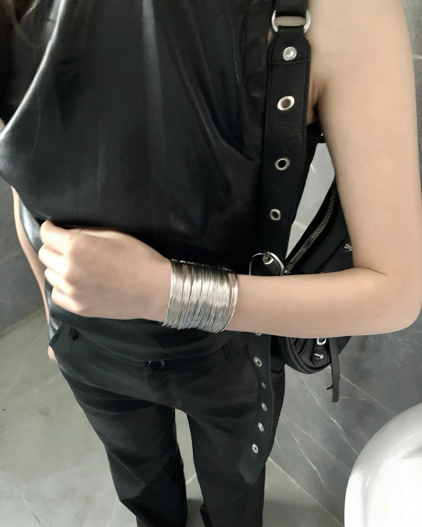 Stacked Wire Cuff Bracelet