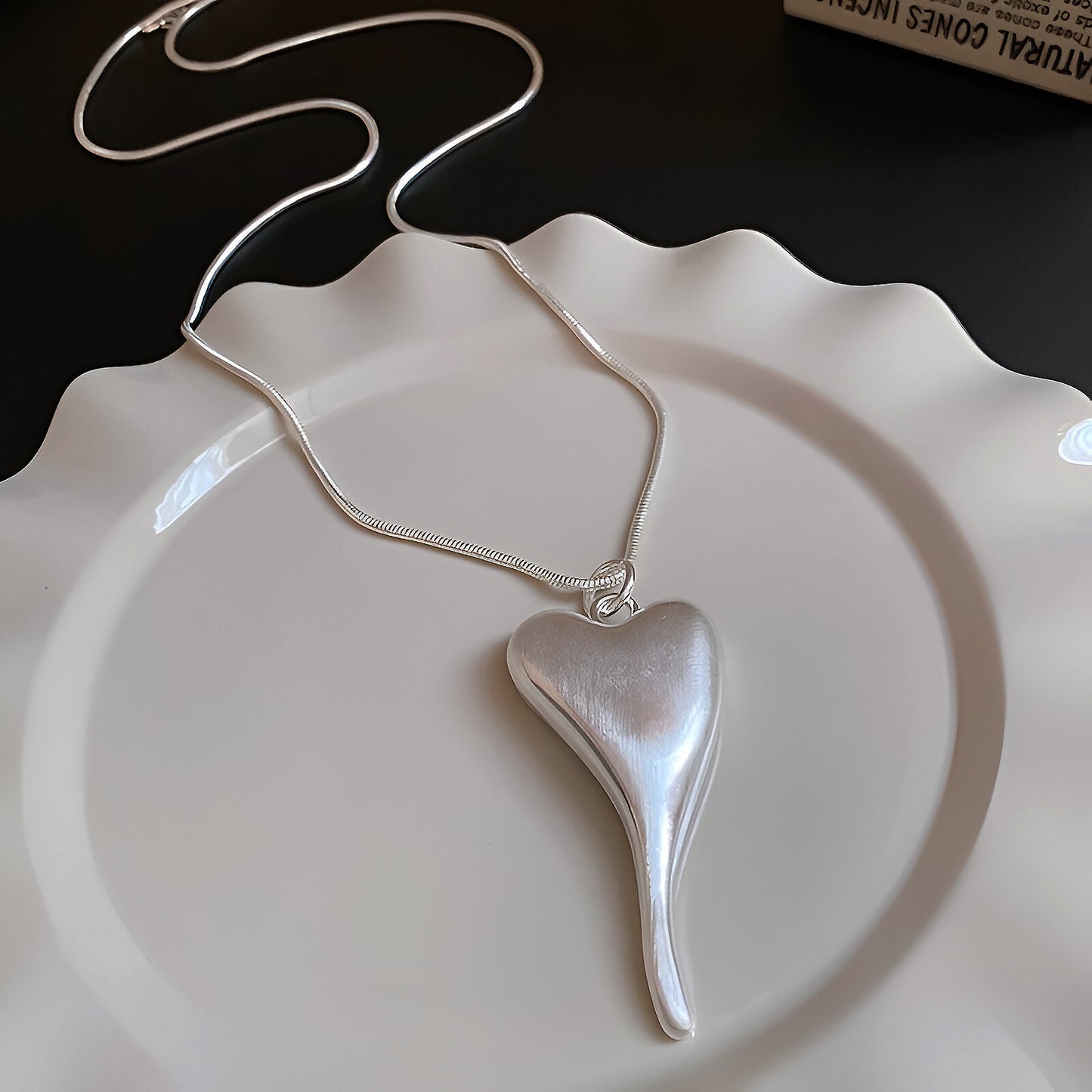 Melted Heart Necklace
