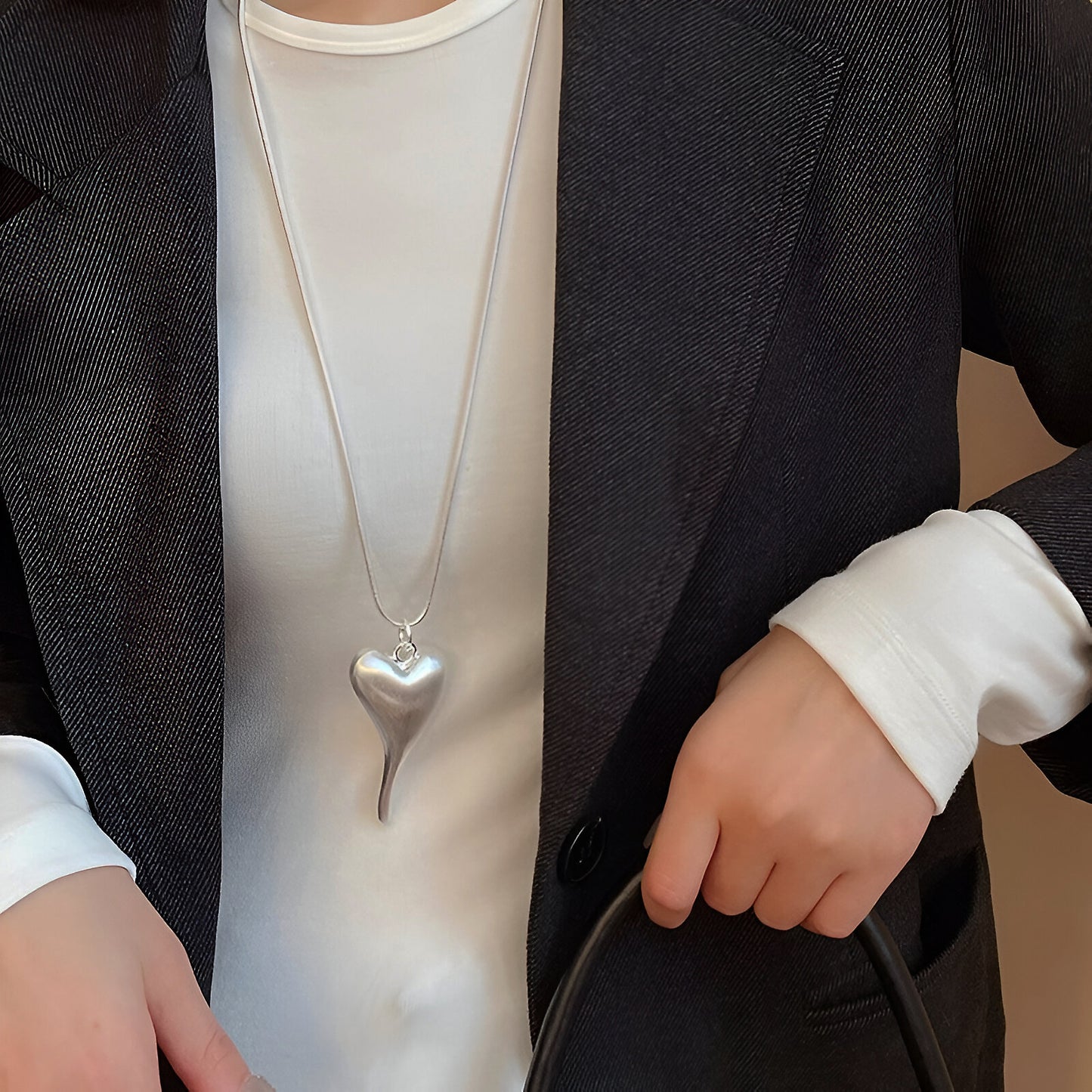 Melted Heart Necklace