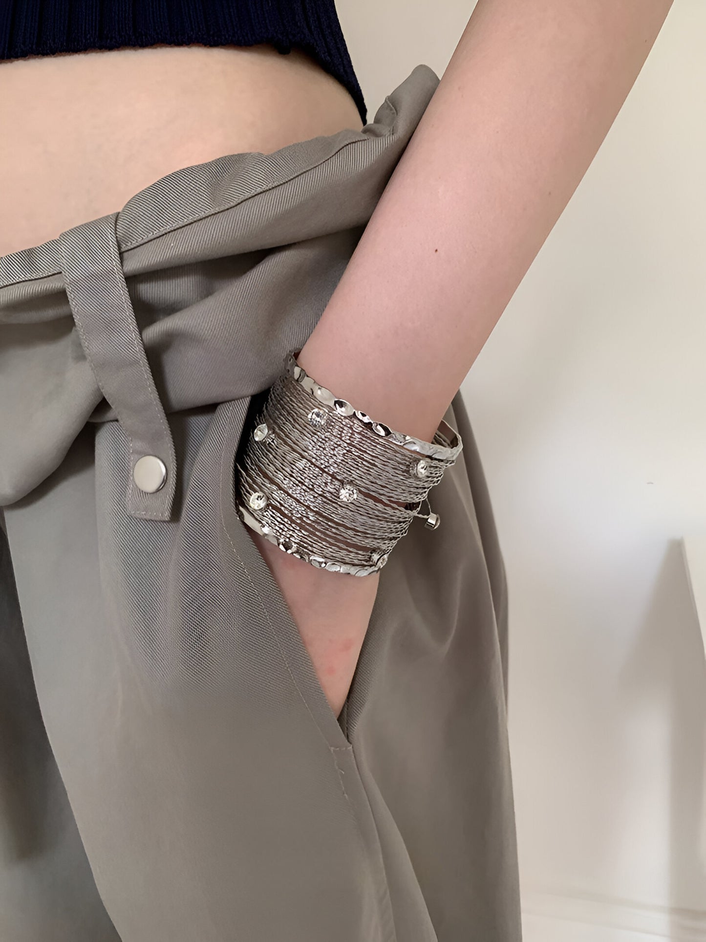 Bangle Cuff Massive Bracelet